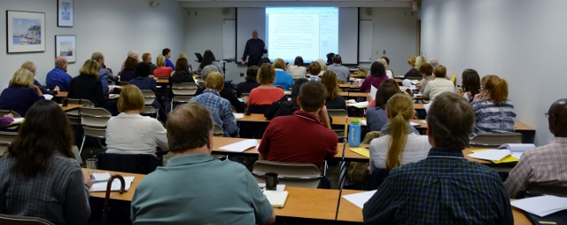 Steven Piziks presented two workshops that were very popular at the 7th Annual Rochester Writers' Conference - photo by Michael Dwyer