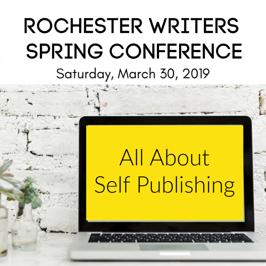 Event Flier with the title and date shown as a graphic on a laptop computer screen