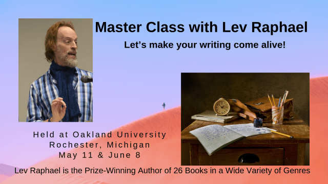 Master Class with Lev Raphael