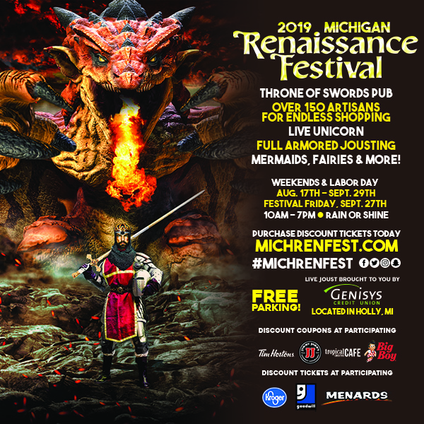 2019 Event Flier with dates and sponsors listed